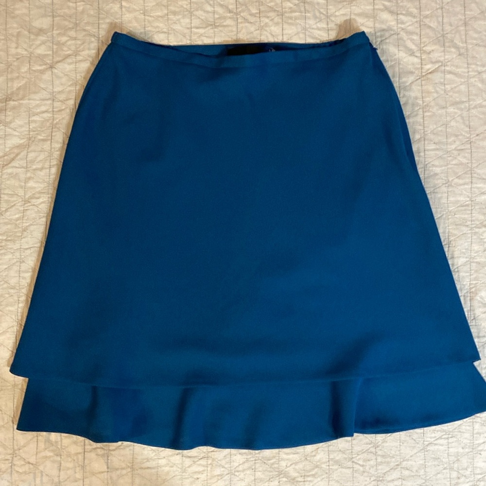 Karen Scott blue/green skirt sz 16